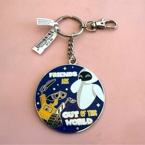 NWT ✨ Disney Parks Pixar Fest Wall-E Keychain Eve Friends Disneyland 2018